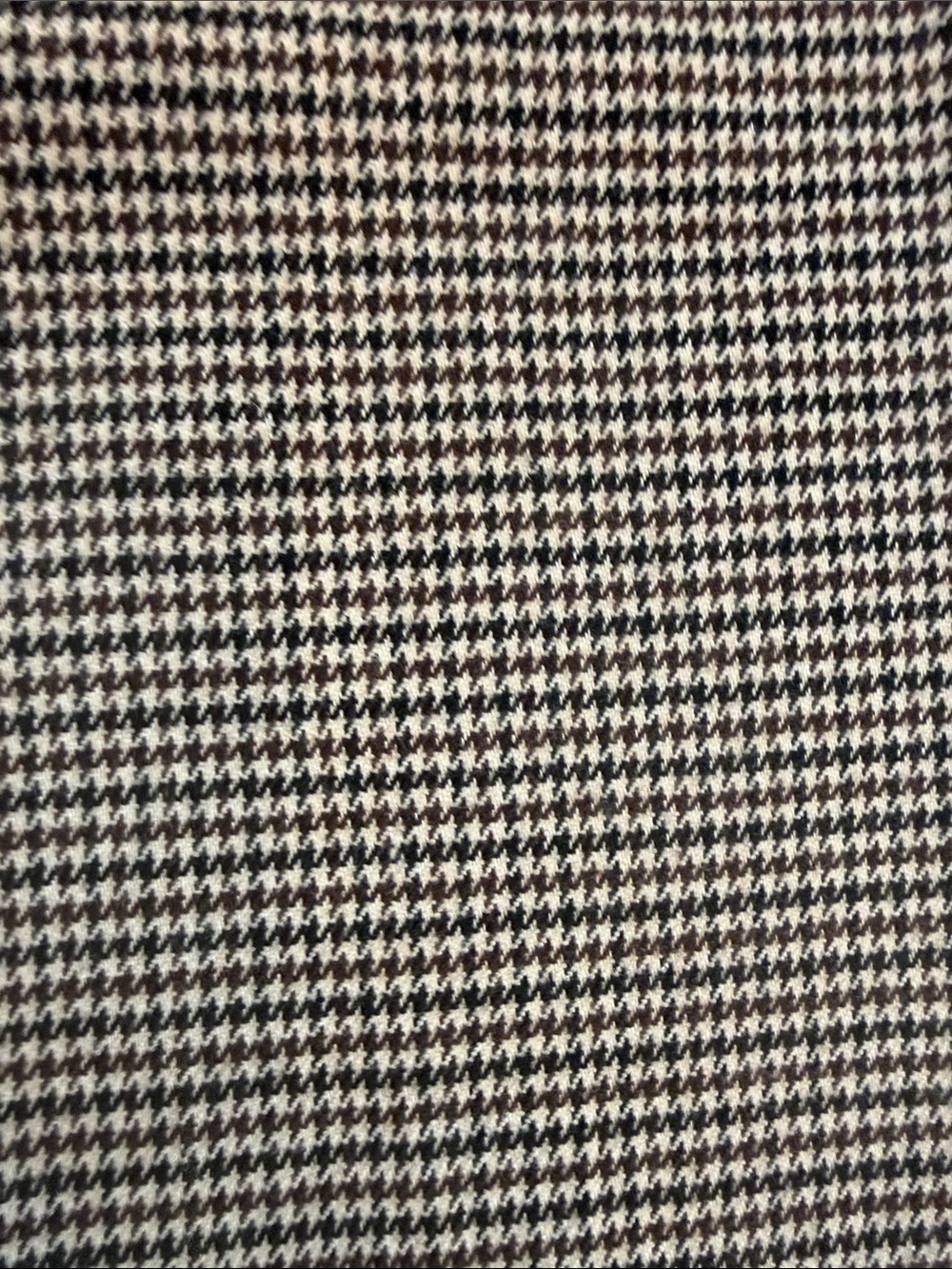 Maeve Black and Cream Wide-Leg Houndstooth Pants - Picture 7 of 8